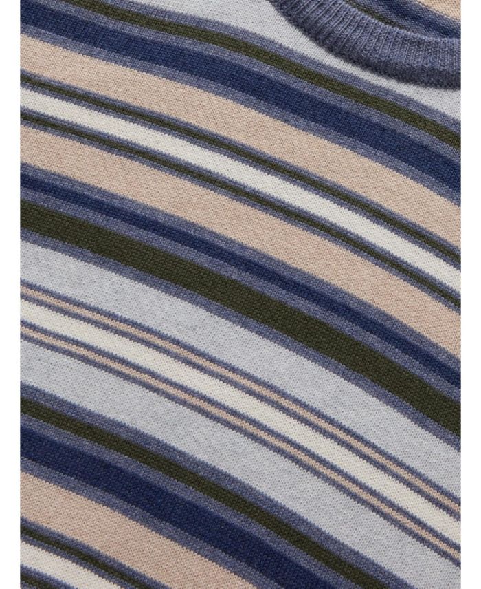 Pratt Stripe Short Sleeve Crewneck Sweater