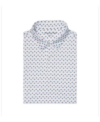 Halyard Short Sleeve Polo Provence Layered Diamond