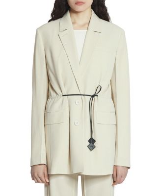 Lanvin - Belted Wool Blend Jacket