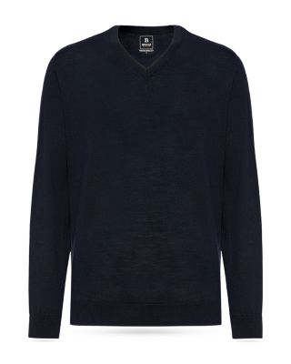 Merino Wool V-Neck Sweater