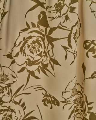 Belted Floral Print Dress