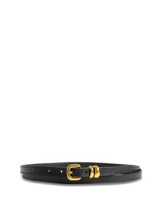 Women's Double Skinny Belt 