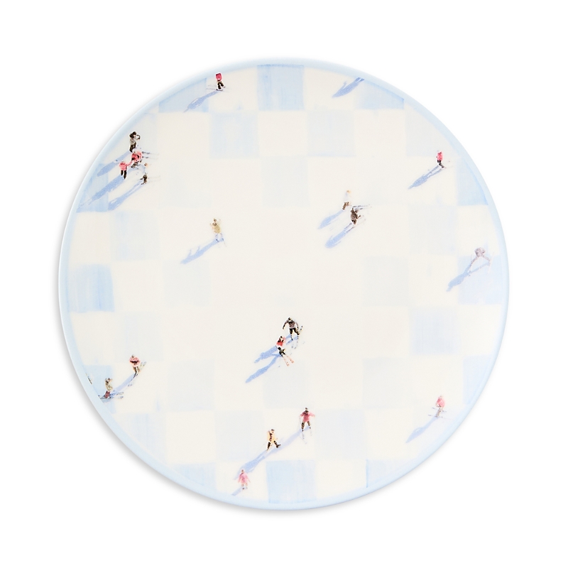 Mackenzie-childs Gray Malin Ski Holiday Salad Plates, Set Of 4 - Exclusive
