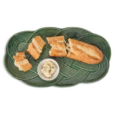 Le Panier Mystic Knot 15" Hostess Tray,  Basil