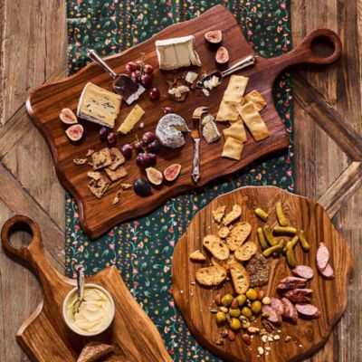 Puro Rectangle Serving Board, Teak