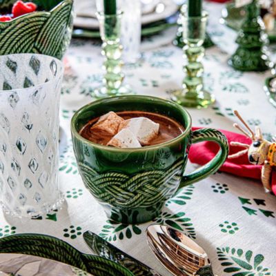 Le Panier Mystic Knot Mug, Basil