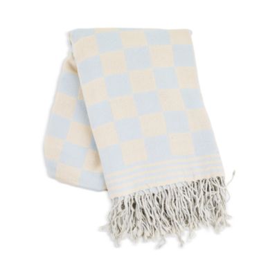 Gray Malin Ski Holiday Check Throw - Exclusive