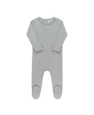 Ely's & Co. - Unisex Heart and Star Button Pointelle Collection Footie - Baby