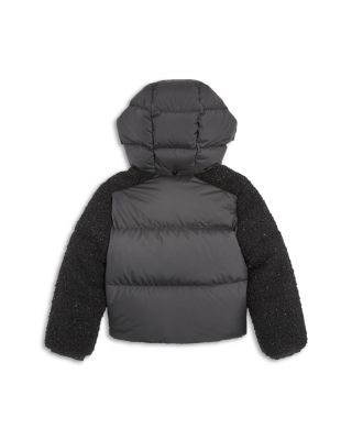 Girls' Zambaga Teddy Hooded Jacket - Little Kid