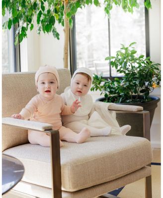  Unisex Heart and Star Button Pointelle Collection Footie - Baby