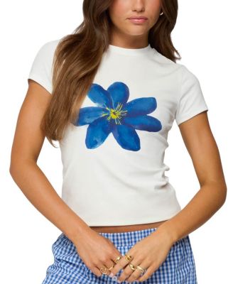 Edikted - Marelle Flower Graphic T-Shirt