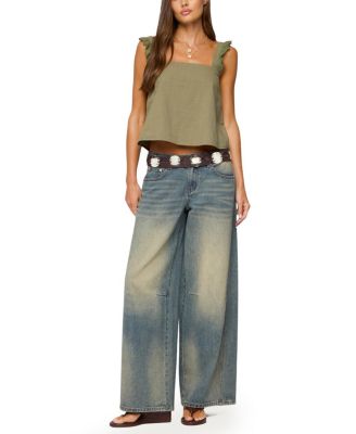 Viviana Linen Look Top