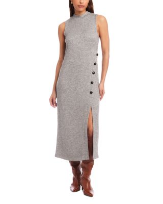 Fifteen Twenty - Lauren Button Detail Midi Dress