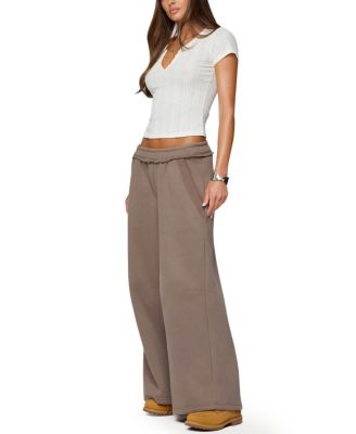 Semi Sheer Ribbed V Neck T Shirt