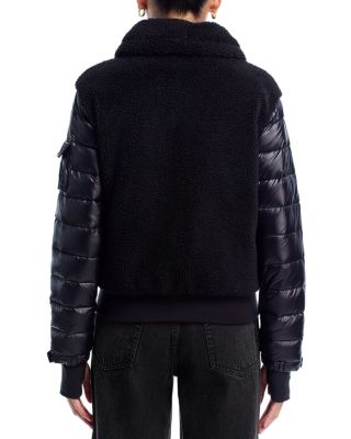 Sherpa & Gloss Bomber Jacket - Exclusive