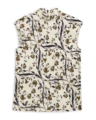 Harptree Floral Print Top