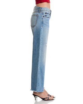Crop High Rise Wide Leg Jeans in Trestles