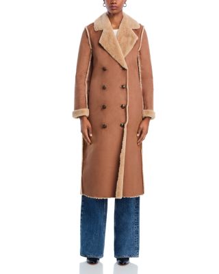 Citron Faux Fur Maxi Coat