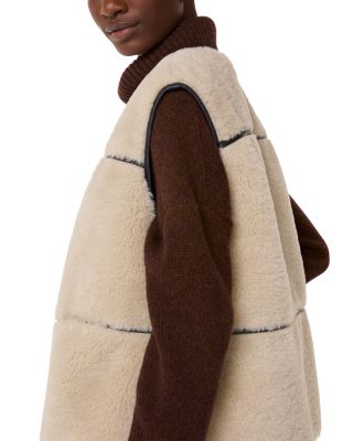 Rowena Faux Fur Sleeveless Coat