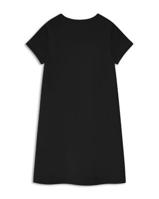 Girls&#39; Punto Milano Jersey &amp; 90s Logo Pinned Print Dress - Big Kid