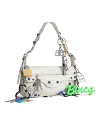 Le Cagole Sling Bag Used Effect with Charms