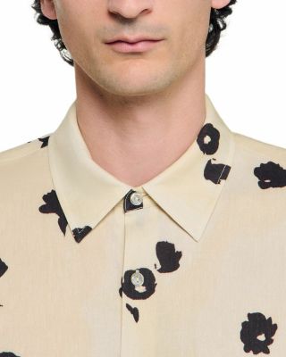 Water Flower Button Front Shirt