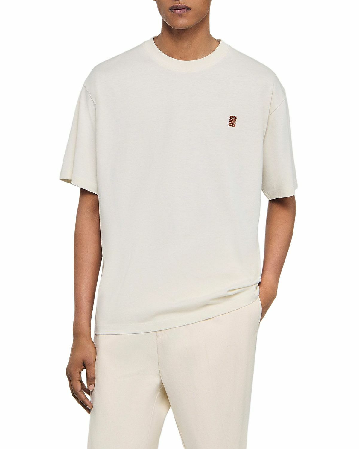 Sandro Short Sleeve Logo Tee