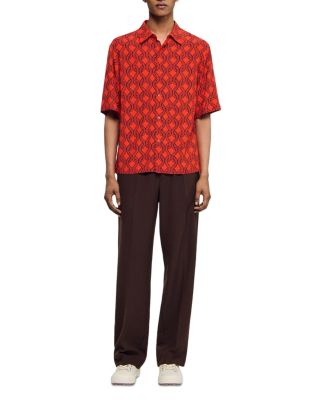 Loose Fit Rope Print Shirt