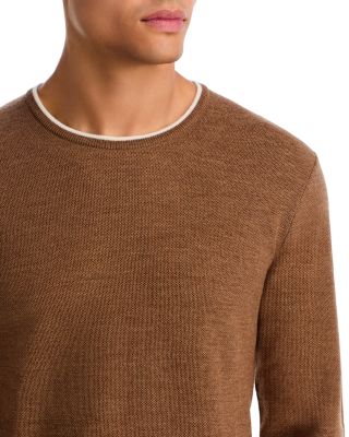 Belvedere Tipped Crewneck Sweater