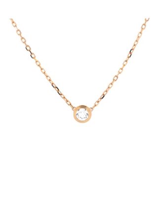 Pre-Owned Cartier - Large Cartier D'Amour Pendant Necklace 18K Rose Gold with Diamond