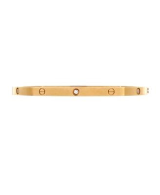 Pre-Owned Cartier - Small Love 6 Diamond Bracelet 18K Gold and Diamonds