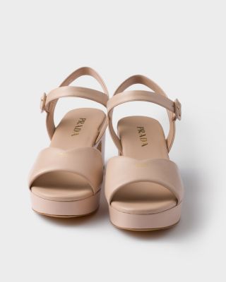 Women's Padded Nappa Leather Sandals