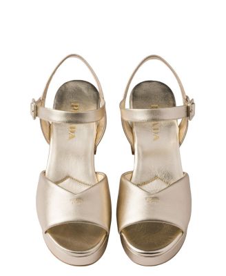 Women's Padded Nappa Leather Sandals