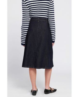 Denim Midi Skirt