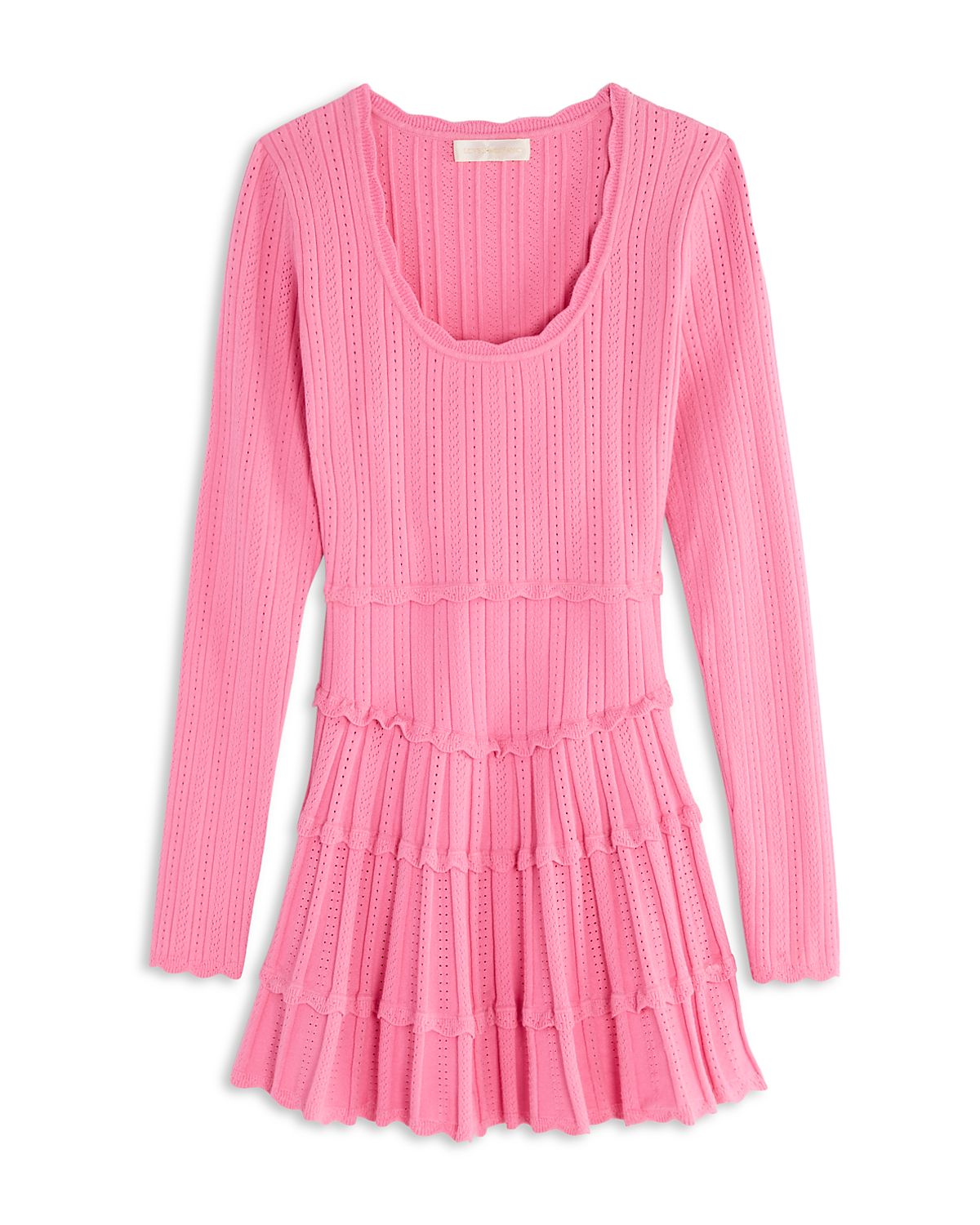 LoveShackFancy Girls' Caliora Long Sleeve Dress - Little Kid, Big Kid