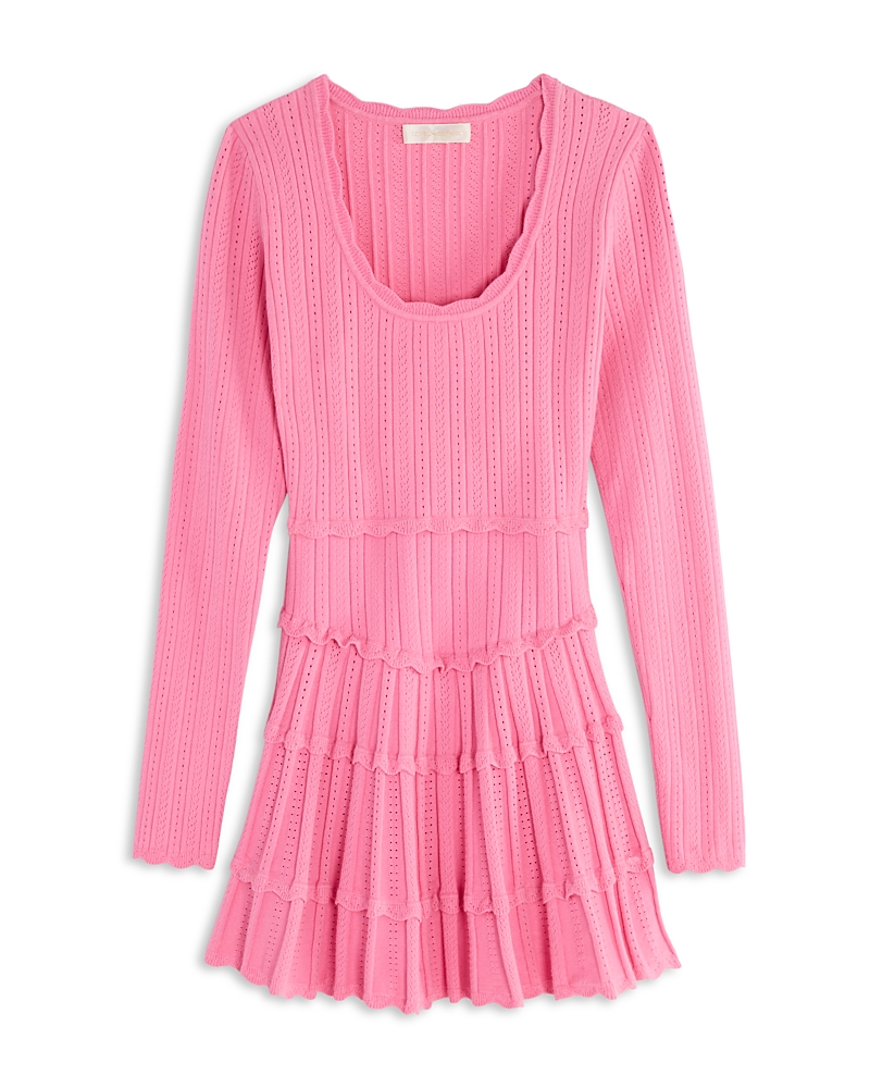 LoveShackFancy Girls' Caliora Long Sleeve Dress - Little Kid, Big Kid