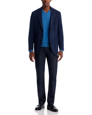 River Blue Cashmere V-Neck Sweater - Exclusive