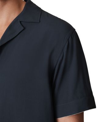 Asher Striped Cuff Camp Shirt