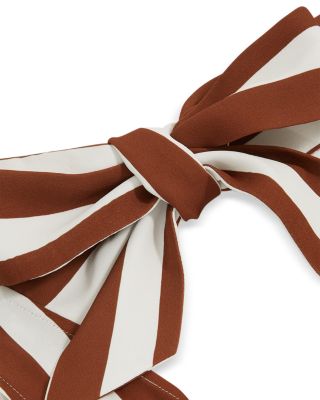 Esme Printed Stripe Flippy Dress