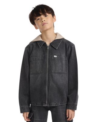Boys' Abercrombie & Fitch Hooded Denim Jacket - Little Kid, Big Kid