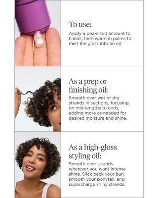 Style + Treat Yuzu + Plum Oil Supreme Shine Strengthening Oil 3 oz.