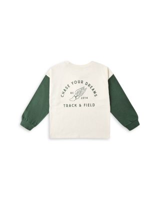 Boys' Relaxed Fit Color Block Long Sleeve Henley - Little Kid