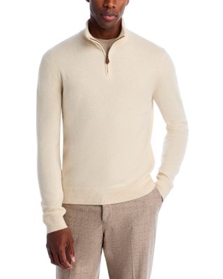The Men's Store at Bloomingdale's - Cashmere Quarter Zip Sweater - Exclusive