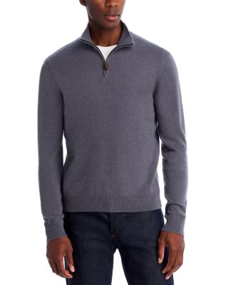 The Men's Store at Bloomingdale's - Cashmere Quarter-Zip Sweater - Exclusive
