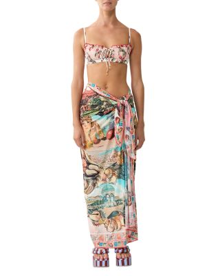 Long Sarong Swim Cover-Up