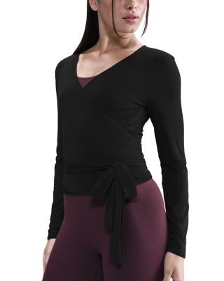 Long Sleeve Wrap Top