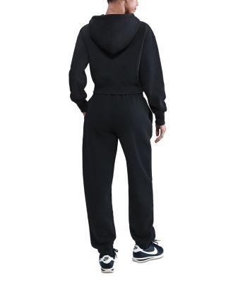 Fleece Cropped Hoodie