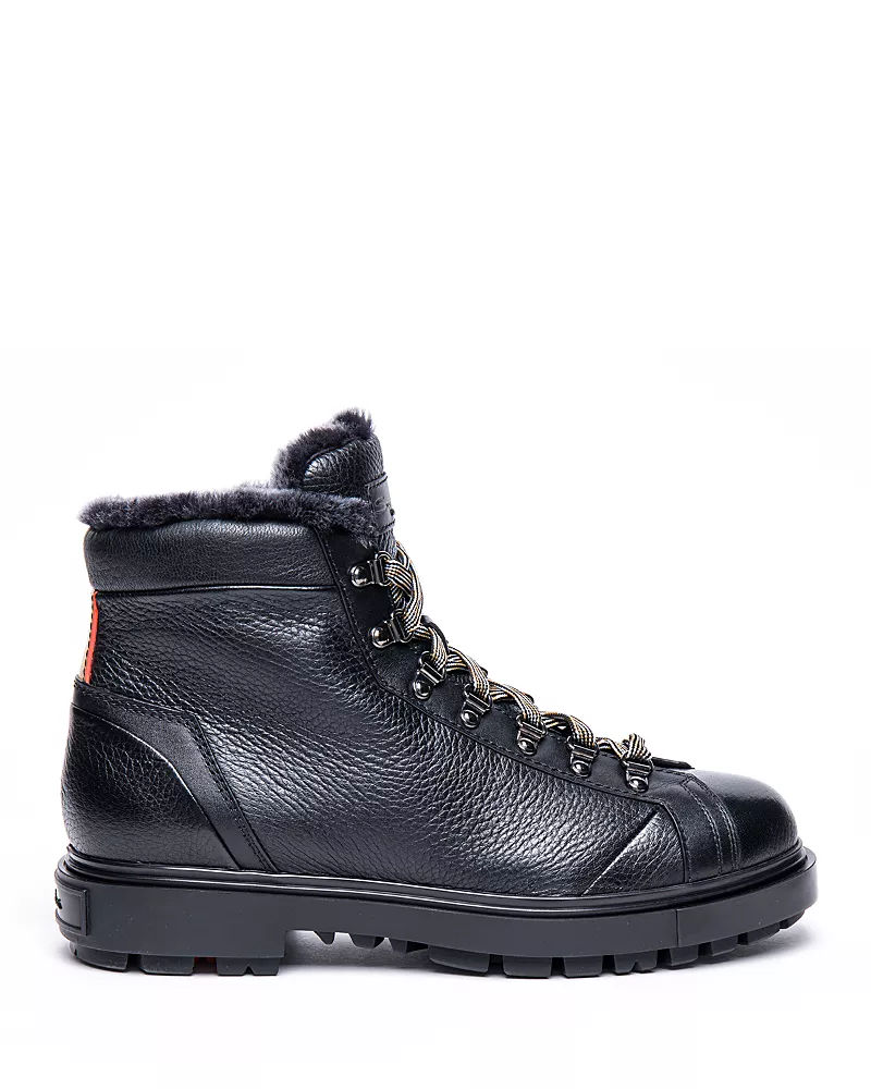 Santoni Men's Moritz Alpine Shearling Lined Boots