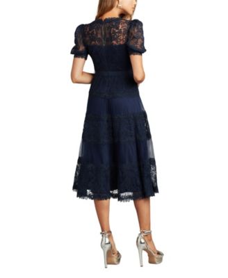 Fatiha Floral Lace and Chiffon Dress