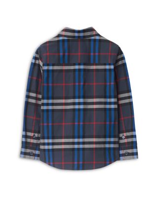 Boys' Check Cotton Shirt - Little Kid, Big Kid